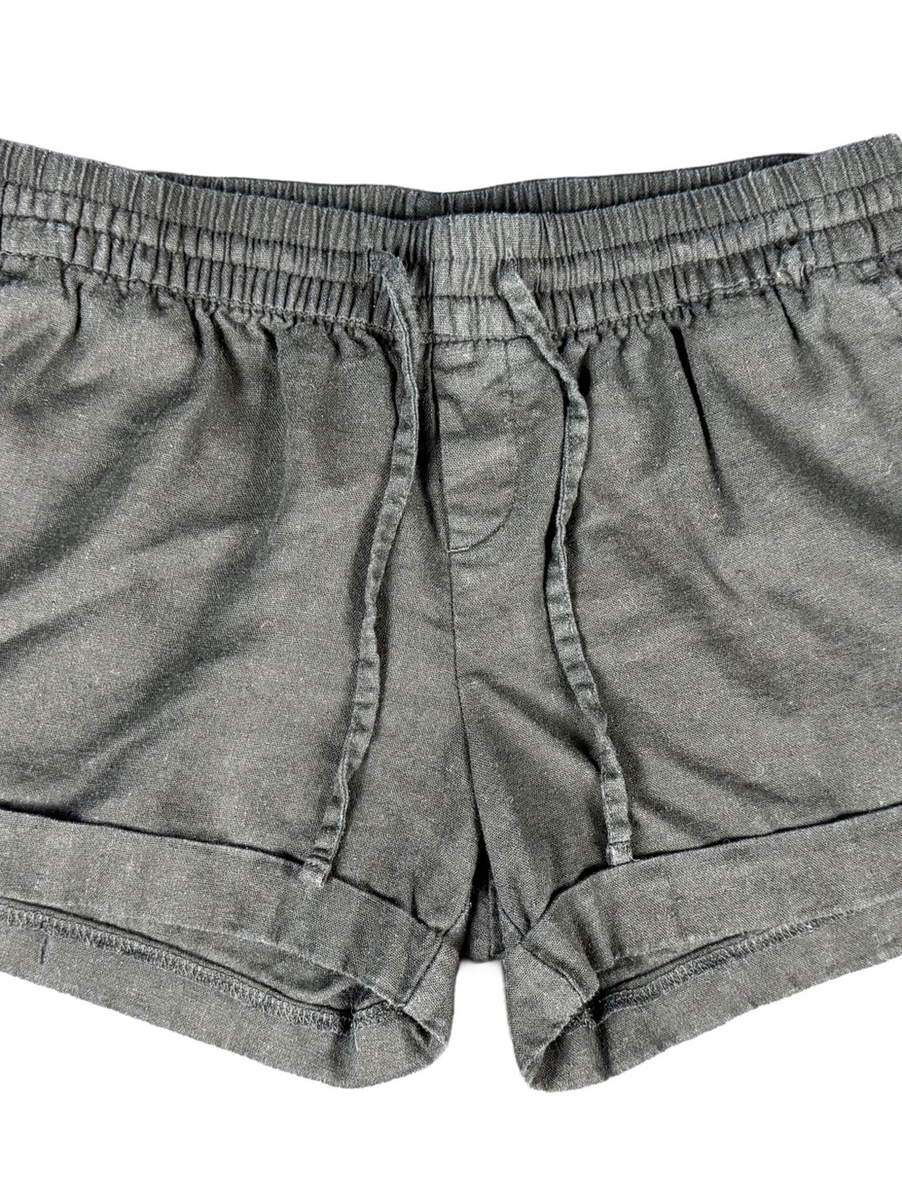 Old Navy Black Drawstring Elastic-Waist Casual Shorts